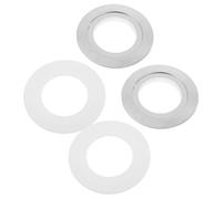 SOPOTUTU 2 Ensembles Convertisseur de Bouton Double Chasse pour Wc Plaque de Conversion à Kit Réparation à Installation Rapide Matériel pour Réservoir de Toilette