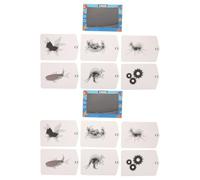 SOPOTUTU 2 Ensembles Kit Éducatif Illusion Optique Animation Lenticulaire Éducative pour Garçon Fille Découverte Stem Créative et Bricolage DIY