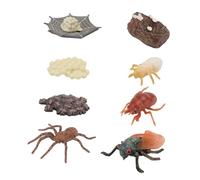 SOPOTUTU 2 Ensembles Modèles Éducatifs Insectes Plastique Jouets Cognitifs Réalistes pour Garçons et Filles Aide Pédagogique pour Observation et Exploration des Cycles de Vie