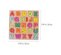 SOPOTUTU 2 Ensembles Puzzle Éducatif Bois pour Garçon Fille Apprentissage des Chiffres et Lettres ABC Déveil Coloré et Sûr pour Tout Développement Créatif et Reconnaissance Tactile