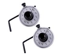 SOPOTUTU 2 Jeux de Manomètres D'angle Réglables à 360 Degrés pour Clé Dynamométrique, Outil de Mesure de Couple Précis, Compact et Portable, pour Atelier Automobile et Serrage
