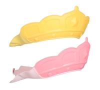 SOPOTUTU 2 pièces Bonnet Garçon Fille Réglable Silicone Protection Yeux et Oreilles Étanche Casquette Bain Garçon Fille Unisexe Lavage Cheveux et Coupe