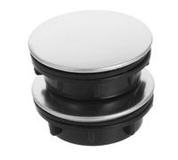 SOPOTUTU 2 Pièces Bouchon Cache Trou Robinet Cuisine Inox Couvre Trou pour Évier et Vasque Accessoire Étanche et Facile à Installer