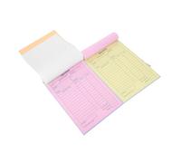 SOPOTUTU 2 Pièces Carnet de Factures Volets pour Petites Entreprises Carnet de Reçus avec Planchette Rigide Portable Adapté Aux Artisans Photographes Restaurants Fleuristes et Boutiques