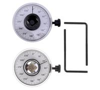 SOPOTUTU 2 Pièces Clé Dynamométrique avec Jauge Angle Numérique Réglable pour Mécanique Outil de Mesure Précis de Couple et Angle Clé Molette Portable pour Réparation Automobile