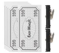 SOPOTUTU 2 Pièces Kit Fil Invisible Magicien Accessoires pour Tours de Magie Fil Invisible Léger et Discret pour Illusions Suspendre Cartes et Lévitation sur Scène