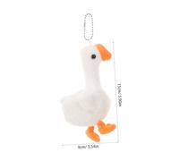 SOPOTUTU 2 Pièces Mini Goose Stuffed Animal Plush Toys Soft Pendant Keychains for Claw Machine Prizes Vending Machine Dolls Classroom Party Favors Christmas Halloween Stocking Stuffers