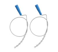 SOPOTUTU 2 pièces Outil de Débouchage Évier avec Griffes Flexibles et Manivelle Kit de Nettoyage Canalisation sans Produits Chimiques pour Évier et Toilettes et Facile à Utiliser