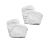 SOPOTUTU 2 Pièces Pads de Protection Réutilisables pour Adultes Microfibre Ultra-absorbante Confort Doux et Anti-fuite Lot de Pads Lavables pour Nuit et Usage Quotidien
