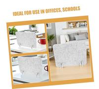 SOPOTUTU 2 pièces Panneau de Confidentialité Feutre pour Bureau et Études Cloison Séparatrice pour Bureau École et Dortoir Réduit Distractions et Améliore Concentration