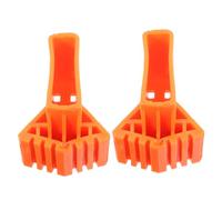 SOPOTUTU 2 pièces Patins Antidérapants pour Échelle Plastique Résistant Coussinets de Protection pour Échelle Extensible et Installation Facile Accessoires pour Stabilisateur de Jambe