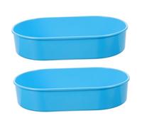 SOPOTUTU 2 Pièces Plateau Distributeur Plastique pour Hôpital et Centre Organisateur de Médicaments Robuste et Facile à Nettoyer pour Séparation et Distribution de Pilules