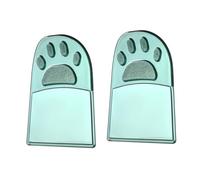 SOPOTUTU 2 pièces Poignée de Siège Toilettes Robuste et Accessoires Wc Anti-contact Rehausseur Toilette Pratique Lot de Couleur Vert Transparent pour Salle de Bain