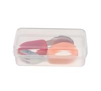 SOPOTUTU 2 pièces Set Couverts Garçon Fille Inox et Silicone Cuillère et Fourchette Ergonomiques à Poignée Courte Antidérapante Ustensiles Cuisine Garçon Fille pour Repas Auto Alimentation