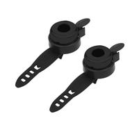 SOPOTUTU 2 pièces Sonnette Amovible pour Garçon Fille Cloche Plastique pour Trottinette et Skateboard Installation Facile sans Outil Compatible Tout Terrain Lot de Noir