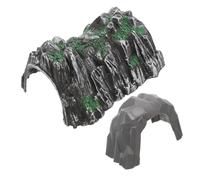 SOPOTUTU 2 pièces Tunnel de Train Décoratif Plastique Modèle de Scène de Montagne pour Garçon Fille Accessoire de Décor Ferroviaire pour DIY Modélisme Rail Échelle