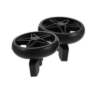 SOPOTUTU 2 Pièces Walker Replacement Swivel Caster Wheels With Brake Silent Stroller And Pram Parts For Easy DIY Installation