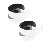 SOPOTUTU 2 Rouleaux Bandes D’Étiquettes Magnétiques Effaçables à Sec 30 MM X 3 M, Rouleaux Blancs Réutilisables, Ruban Magnétique Inscriptible pour Tableau Blanc, Organisation Bureau,