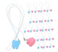SOPOTUTU 20 pièces Boîte Dents Lait Garçon Fille Boîte Rangement Dents de Lait Fille Garçon Coffret Souvenir pour Garder Cadeau Original Fête Rose et Bleu