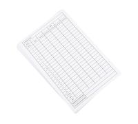 SOPOTUTU 20 Pièces Carnet Score Golf Pliable Cartes de Score Premium pour Golfs Outil et Portable pour Enregistrement Extérieur
