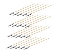 SOPOTUTU 20 pièces Pince Crocodile Bois et Acier Inoxydable Clips de Fixation pour Modélisme Porte Photos et Support de Peinture Accessoire pour