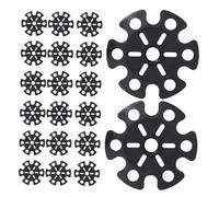 SOPOTUTU 20 Pièces Protections Embouts Bâtons de Randonnée Forme de Accessoires Antidérapants pour Trekking et Ski Installation Rapide pour Randonnée Hivernale Plein Air