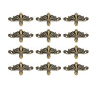 SOPOTUTU 20 pièces Vintage Style Alloy Furniture Foot Protector Pads for Jewelry and Wooden Boxes Antique Decorative Feet Mats