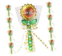 SOPOTUTU 20pièces Ballons Aluminium Tournesol Kit De Décoration Pour Fête Anniversaire Shower Décoration De Mariage Avec Motif Floral