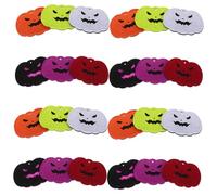 SOPOTUTU 24 Pièces Brodés Citrouille Feutre Accessoires Diy Halloween pour Décorations Intérieures et Extérieures Couture Vêtements et Projets Créatifs Familiaux