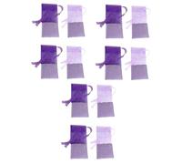 SOPOTUTU 24 pièces Sachet Lavande Armoire Pochettes en Tissu avec Rubans Sachets Vides Parfumés Anti-humidité pour Vêtements et Protection Mites Pochette Lavande Décorative