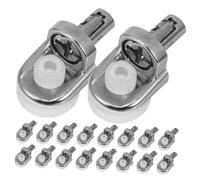 SOPOTUTU 24 pièces Support Détagère à Ventouse Expansion Fixation Stable pour Bibliothèque et Meuble Cheville Support Étagère pour Verre et Maintien Sécurisé et Renfort Septiforme