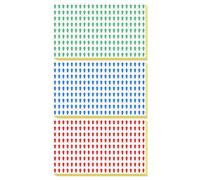 SOPOTUTU 240 Pièces Étiquettes Fléchées Autocollantes Mini et en Marquage Couleurs en Papier Synthétique Forte Adhérence Couleurs pour Indication Domestique