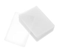 SOPOTUTU 25 pièces Pochette PVC Transparente pour Cartes Identité et Cartes de Visite Protection Étanche et Résistante pour Bureaux Écoles et Événements Pochette Compacte et Légère pour