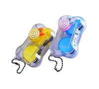 SOPOTUTU 2ensembles Étui De Transport Compact pour Lentilles De Boîte De Rangement Pratique Couleur Kit De Voyage pour Femmes Accessoire Cosmétique Léger Et