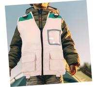 SOPOTUTU 2pièces Gilet pour Garçon Fille Gilet Explorateur Costume Extérieur pour Garçon Fille Exploration De Plein Air pour Explorateur De Camping pour
