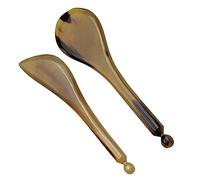 SOPOTUTU 2pièces Stylo De Massage Facial Pour Yeux Et Points Acupuncture Outil De Massage Corne De Yak Naturel Bâton De Point Acupuncture Portable Pour Relaxation