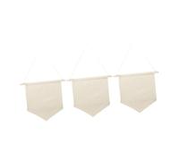 SOPOTUTU 3 Pièces Bannière Murale Toile Vierge Support Décoratif Suspendu Toile Robuste pour Broches Badges et Épinglettes pour Décoration Intérieure et Création DIY