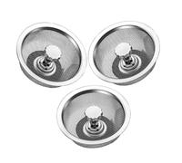 SOPOTUTU 3 pièces Filtre Évier Inoxydable Colmatage Tamis Cuisine pour Évier Salle de Bain avec Crépine Vidange