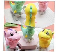 SOPOTUTU 3 pièces Jouets à Remonter pour Garçon Fille Dinosaure Sauteur Cartoon Sûr et Amusant Jeu Éducatif Mécanique pour Ans et Plus Couleur Aléatoire Couleur Aléatoire