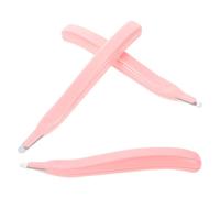SOPOTUTU 3 Pièces Lot de Extracteurs Agrafes Portables Multifonctions Pince à Ongles et Outil de Levage pour Bureau École Maison Design Compact Rose sans Logo