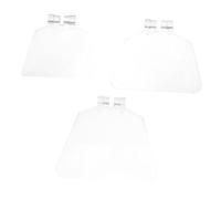 SOPOTUTU 3 pièces Protections Oculaires Transparentes pour Meuleuse de Banc Boucliers Plastique Anti-éclats et Accessoires de Sécurité Faciles à Installer Protection Débris et Éclats