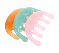 SOPOTUTU 3 Pièces Resin Five-claw Scalp Massager Comb Portable Hair Scalp Massager Tool For Travel And Daily Use Gentle Head Massage