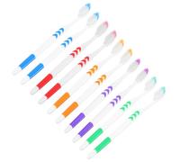 SOPOTUTU 30 pièces Brosses à Dents Jetables pour Voyage Poils Doux Protecteurs des Gencives Outils de Nettoyage Oral Portables et Hygiéniques Lot Familial Pratique