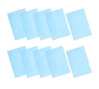 SOPOTUTU 30 Pièces Dossiers Plastique Forme Bleu Pochettes Porte-documents Organisateur Bureau Rangements Professionnels