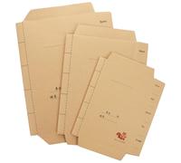 SOPOTUTU 30 pièces Protections de Papier Kraft Trois pour École Élémentaire et Secondaire Protège-textes Résistants et Anti-déformation Accessoires Papeterie Étudiant