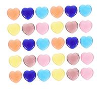 SOPOTUTU 30pièces Cristaux De Cœur Naturels Forme Pour Bijoux Artisanaux Décorations De Maison Jardins Et Vases Élégants Et