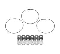 SOPOTUTU 3ensembles Kit de Fixation Murale pour Meubles Sangle de Sécurité Anti-basculement Ancrage pour Étagère Commode Bibliothèque et Armoire Protection Garçon Fille