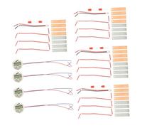 SOPOTUTU 4 Ensembles Kit Scientifique DIY Batterie Fruitée avec Circuits Électriques pour Garçon Fille Horloge Électronique Expériences Pédagogiques Stem pour Projets Scolaires et Activités