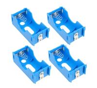 SOPOTUTU 4 pièces Boîte à Piles Plastique avec Bornes Boîte Terminale pour Expériences Électriques Matériel Pédagogique Physique Utilisation Scolaire et Laboratoire Couleur