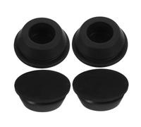 SOPOTUTU 4 Pièces Bouchon de Drain Étanche pour Climatiseur Extérieur Lot de Caoutchouc Adaptateur pour Trou de Drain de Climatiseur Protection la Pluie et Usure